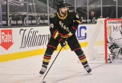 Vegas Golden Knights reverse retro jerseys leak (Photo- Ali Murji via Twitter)