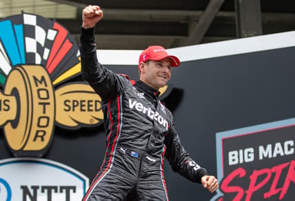 Team Penske driver Will Power (12) celebrates after winning the Big Machine Spiked Coolers Grand Prix on Saturday, Aug. 14, 2021, at Indianapolis Motor Speedway.

Team Penske Driver Will Power 12 Wins The Indycar Big Machine Spiked Coolers Grand Prix Race At Indianapolis Motor Speedway Saturday Aug 14 2021