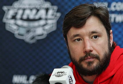 NHL: Stanley Cup Finals-New Jersey Devils Practice Day