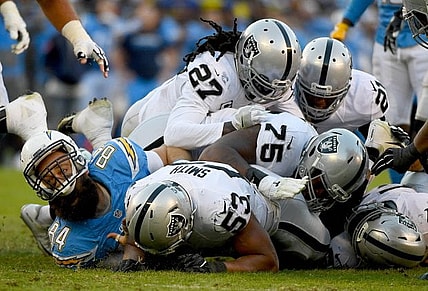 Los Angeles Chargers Oakland Raiders Las Vegas Raiders Report