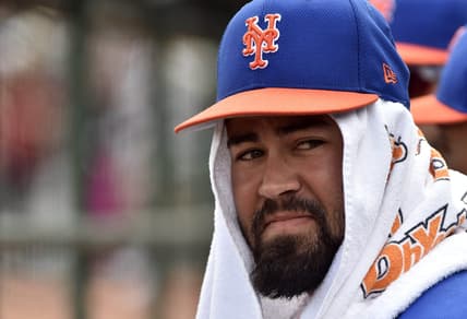 Mar 1, 2017; Jupiter, FL, USA; New York Mets shortstop Luis Guillorme (77) looks on from the dugout during a spring training game against the St. Louis Cardinals at Roger Dean Stadium. Mandatory Credit: Steve Mitchell-USA TODAY Sports