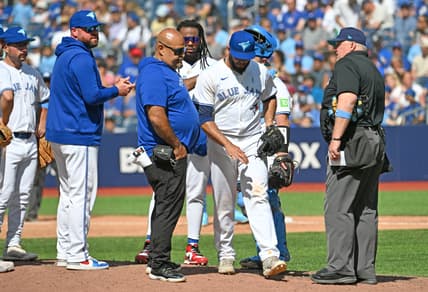 MLB: Yimi Garcia pulled from game for Toronto Blue Jays