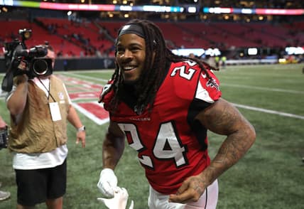 Former Falcons running back Devonta Freeman