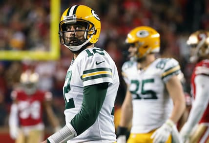 Green Bay Packers QB faces the San Francisco 49ers in Week 9