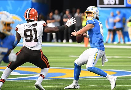 Ravens DC with great Justin Herbert quote