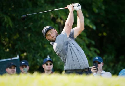 Jon Rahm tees off on the 3rd hole during the second round of the Memorial Tournament at Muirfield Village Golf Club in Dublin, Ohio on Friday, June 4, 2021.

The Memorial Tournament Pga Golf