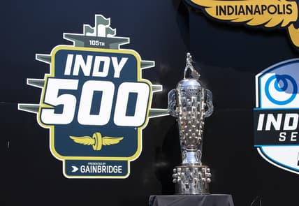 May 30, 2021; Indianapolis, Indiana, USA; General view of the Borg-Warner Trophy during the IndyCar Series 105th Running of the Indianapolis 500 at Indianapolis Motor Speedway. Mandatory Credit: Mark J. Rebilas-USA TODAY Sports