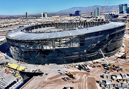 allegiant stadium configuration soccer super bowl las vegas
