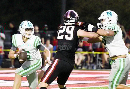 Many vs. Isidore Newman and Arch Manning (16) Friday evening September 23, 2022, at Many High School.

Dsc 7345
