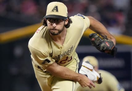 Arizona Diamondbacks Zac Gallen (23) pitches against the Pittsburgh Pirates at Chase Field in Phoenix on July 7, 2023.