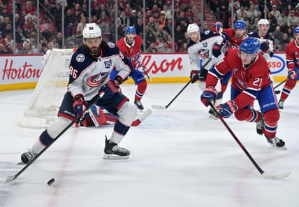 NHL: Columbus Blue Jackets at Montreal Canadiens