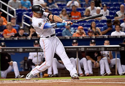 Check out this homer from Giancarlo Stanton.