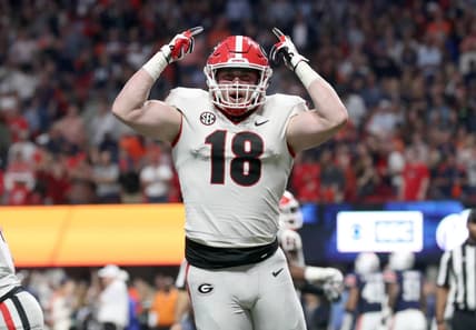 Georgia tight end Isaac Nauta