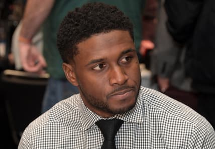 Jan 30, 2019; Atlanta, GA, USA; Reggie Bush at NFL Network press conference at  Georgia World Congress Center. Mandatory Credit: Kirby Lee-USA TODAY Sports