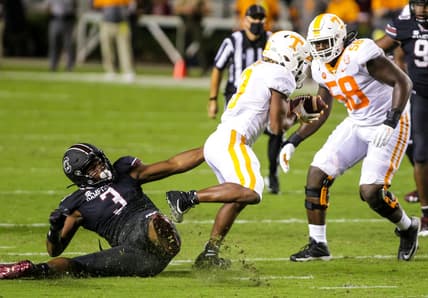 South Carolina Gamecocks against Tennessee Volunteers