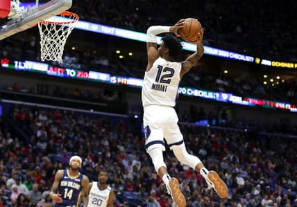 Memphis Grizzlies Ja Morant dunk