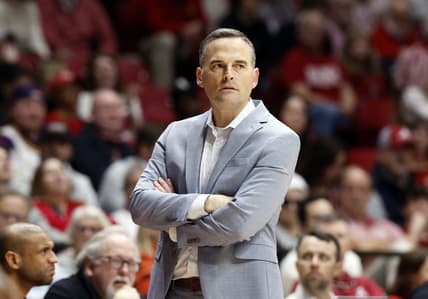 Jan 27, 2024; Tuscaloosa, Alabama, USA;  LSU Tigers head coach Matt McMahon watches during the second half against the Alabama Crimson Tide at Coleman Coliseum. Mandatory Credit: Butch Dill-USA TODAY Sports