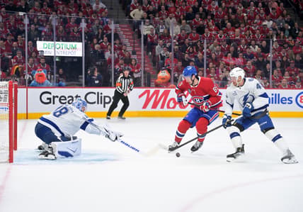NHL: Stanley Cup Playoffs-Tampa Bay Lightning at Montreal Canadiens