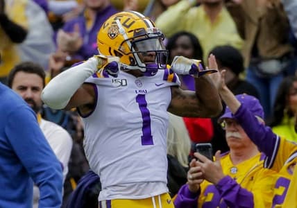 LSU WR Ja'Marr during game against Auburn
