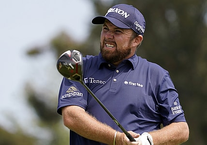 Jun 18, 2021; San Diego, California, USA; Shane Lowry plays his shot from the 15th tee during the second round of the U.S. Open golf tournament at Torrey Pines Golf Course. Mandatory Credit: Michael Madrid-USA TODAY Sports