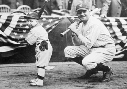 Babe Ruth autographed photo