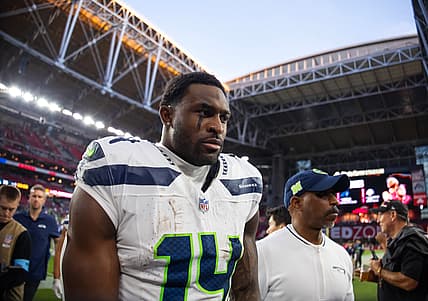 NFL: DK Metcalf during the Seattle Seahawks at Arizona Cardinals