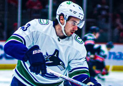 Quinn Hughes, Vancouver Canucks defenseman (Photo- Sammi Silber Washington Hockey Now/Vancouver Hockey Now)