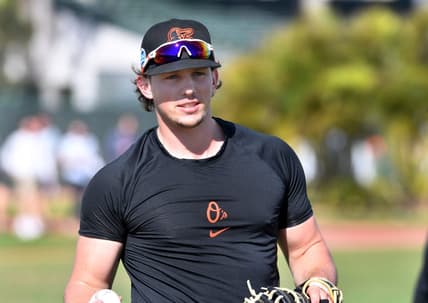 Baltimore Orioles starting catcher Adley Rutschman arrived at spring training last week in Sarasota.

Sar Adley Rutschman 001