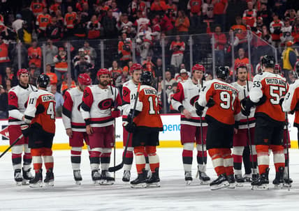 NHL: Stanley Cup Playoffs-Carolina Hurricanes at Philadelphia Flyers
