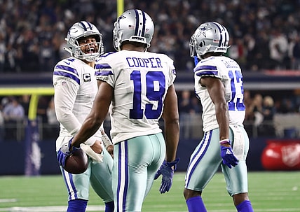 Dak Prescott and Amari Cooper celebrate touchdown