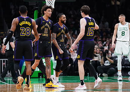 Los Angeles Lakers guard D'Angelo Russell