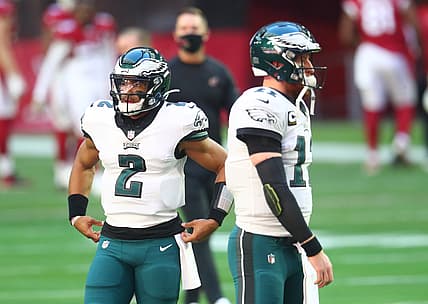 Philadelphia Eagles, Jalen Hurts, Carson Wentz
