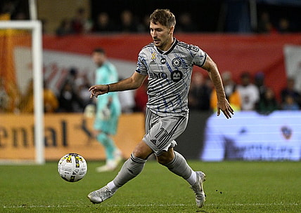 Sep 4, 2022; Toronto, Ontario, CAN; CF Montreal midfielder Matko Miljevic (11) controls the ball against Toronto FC in the second half at BMO Field. Mandatory Credit: Dan Hamilton-USA TODAY Sports