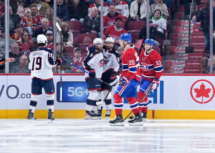 NHL: Columbus Blue Jackets at Montreal Canadiens