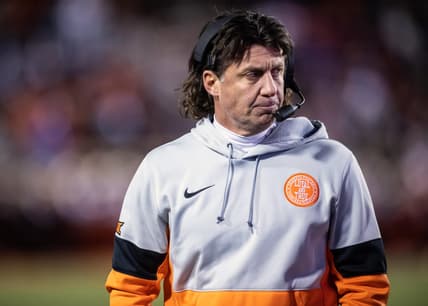 Oklahoma State Cowboys head coach Mike Gundy apologized for OAN shirt