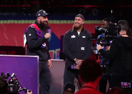 George Kittle, Travis Kelce, Super Bowl