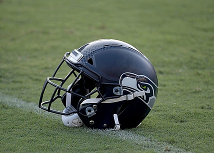 Seattle Seahawks helmet