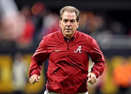 Alabama head coach Nick Saban