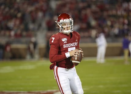 Oklahoma QB Spencer Rattler before TCU game