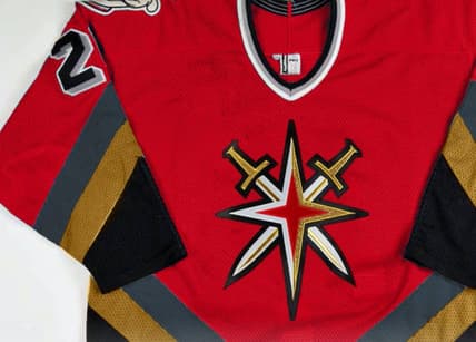 Vegas Retro Red Jersey Golden Knights