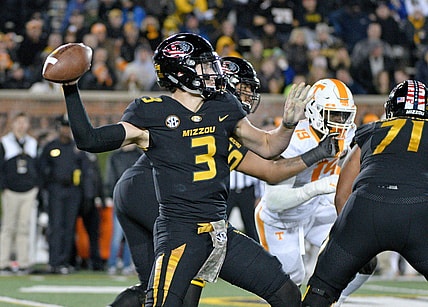 Missouri quarterback Drew Lock
