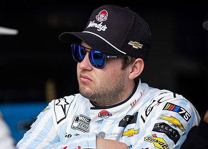 Feb 18, 2023; Daytona Beach, Florida, USA; NASCAR Cup Series driver Noah Gragson during practice for the Daytona 500 at Daytona International Speedway. Mandatory Credit: Mark J. Rebilas-USA TODAY Sports