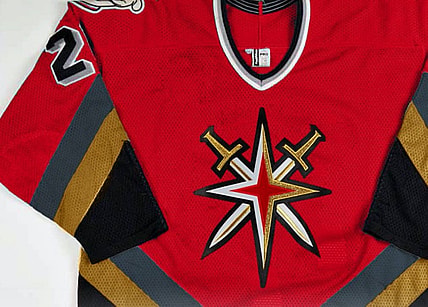 Vegas Retro Red Jersey Golden Knights