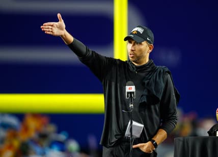 Jan 2, 2021; Glendale, AZ, USA; Iowa State Cyclones head coach Matt Campbell against the Oregon Ducks during the Fiesta Bowl at State Farm Stadium. Mandatory Credit: Mark J. Rebilas-USA TODAY Sports