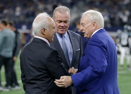 Dallas Cowboys' Jerry Jones, Stephen Jones