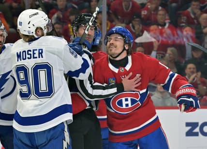 NHL: Stanley Cup Playoffs-Tampa Bay Lightning at Montreal Canadiens
