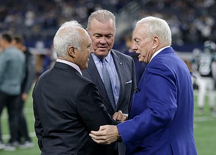 Dallas Cowboys' Jerry Jones, Stephen Jones
