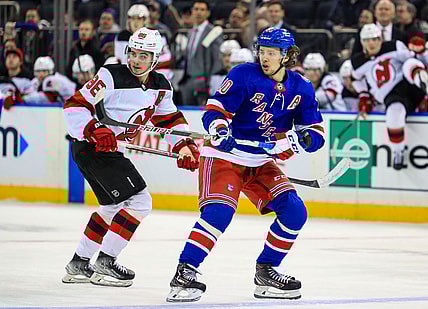 NHL: New Jersey Devils at New York Rangers