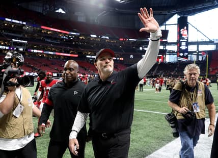 Atlanta Falcons head coach Dan Quinn