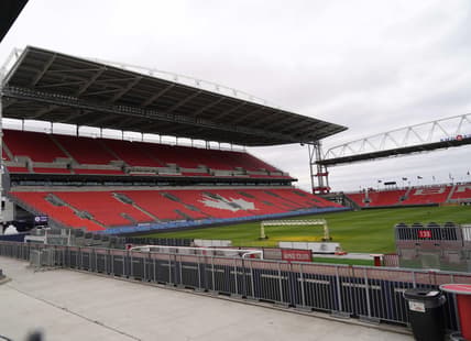 Mar 14, 2020; Toronto, Ontario, CAN; A general view of BMO Field after the postponement of the MLS season and the game between Nashville SC and Toronto FC. Mandatory Credit: John E. Sokolowski-USA TODAY Sports